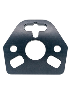 Top of a 10 Degree Karting Steering Wheel Mount Wedge.