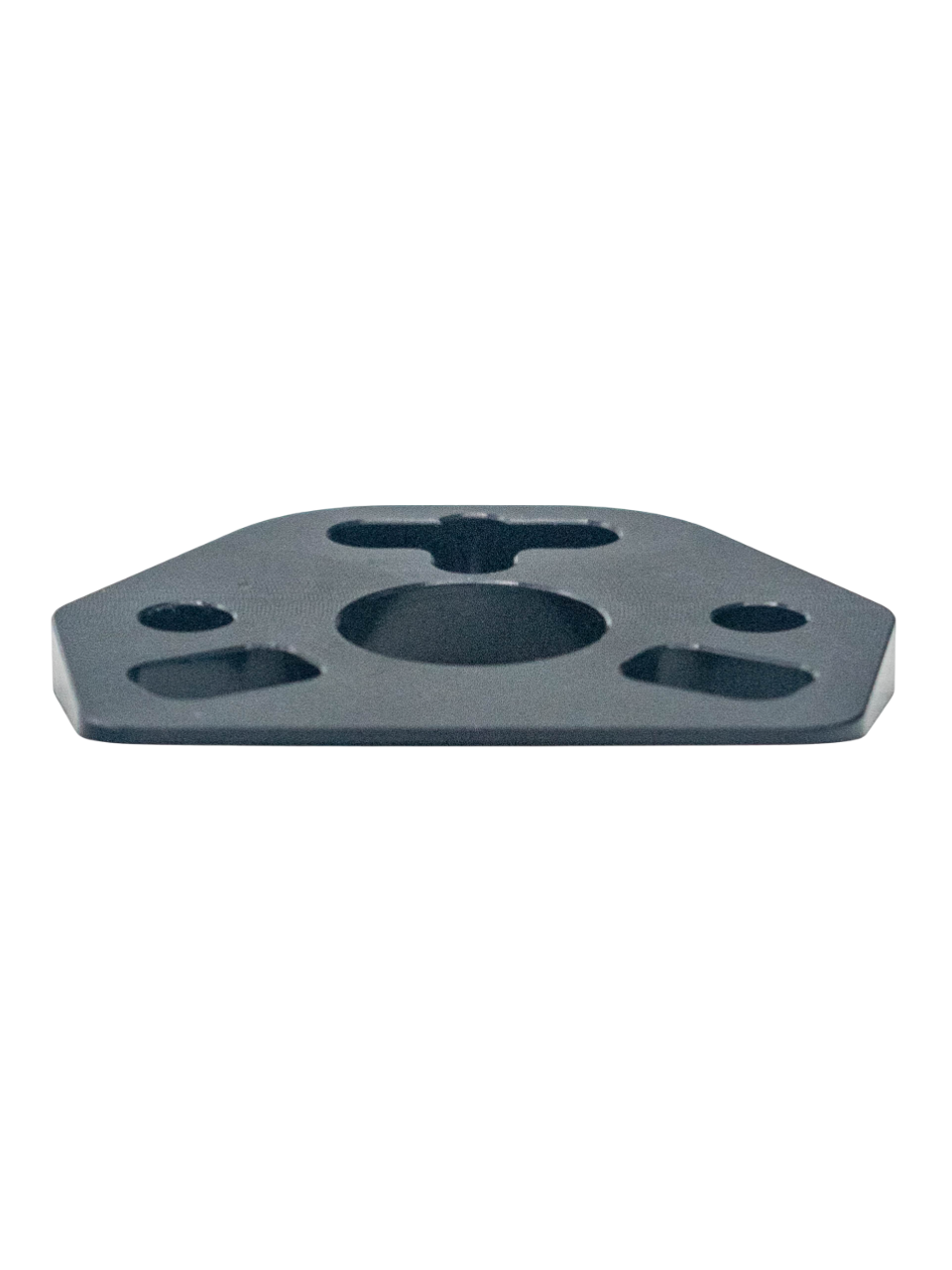 Front of a 10 Degree Karting Steering Wheel Mount Wedge.