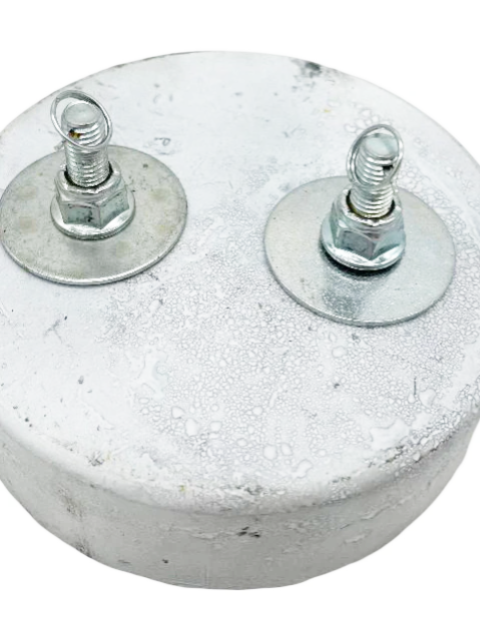 White 10 Pound Lead Karting Weight.