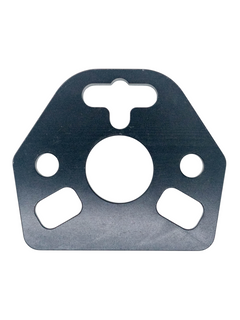 Top of a 15 Degree Karting Steering Wheel Mount Wedge.
