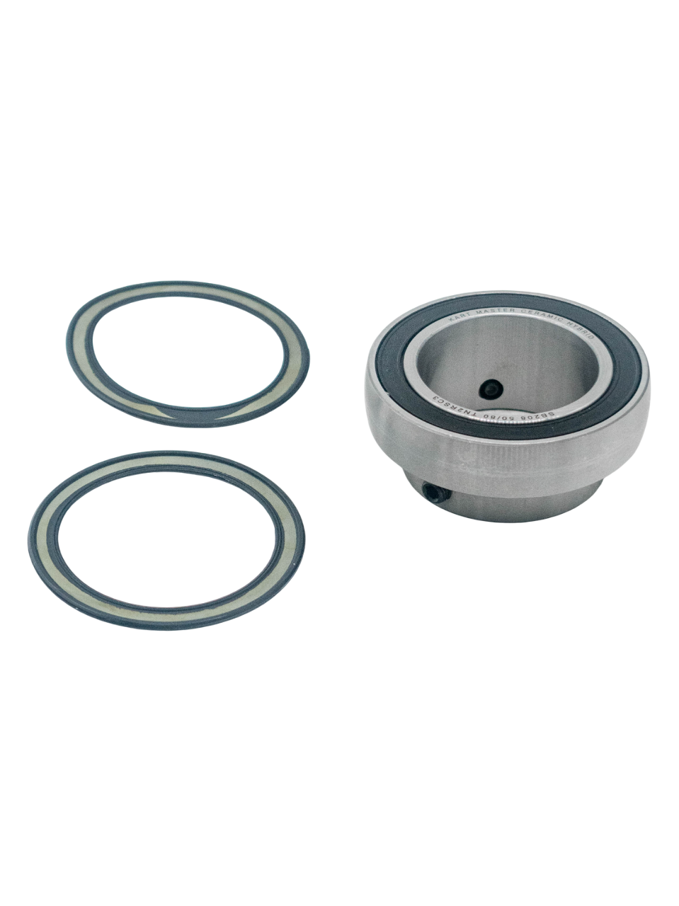 Front of a 50mm Ceramic Hybrid Axle Bearing Set.