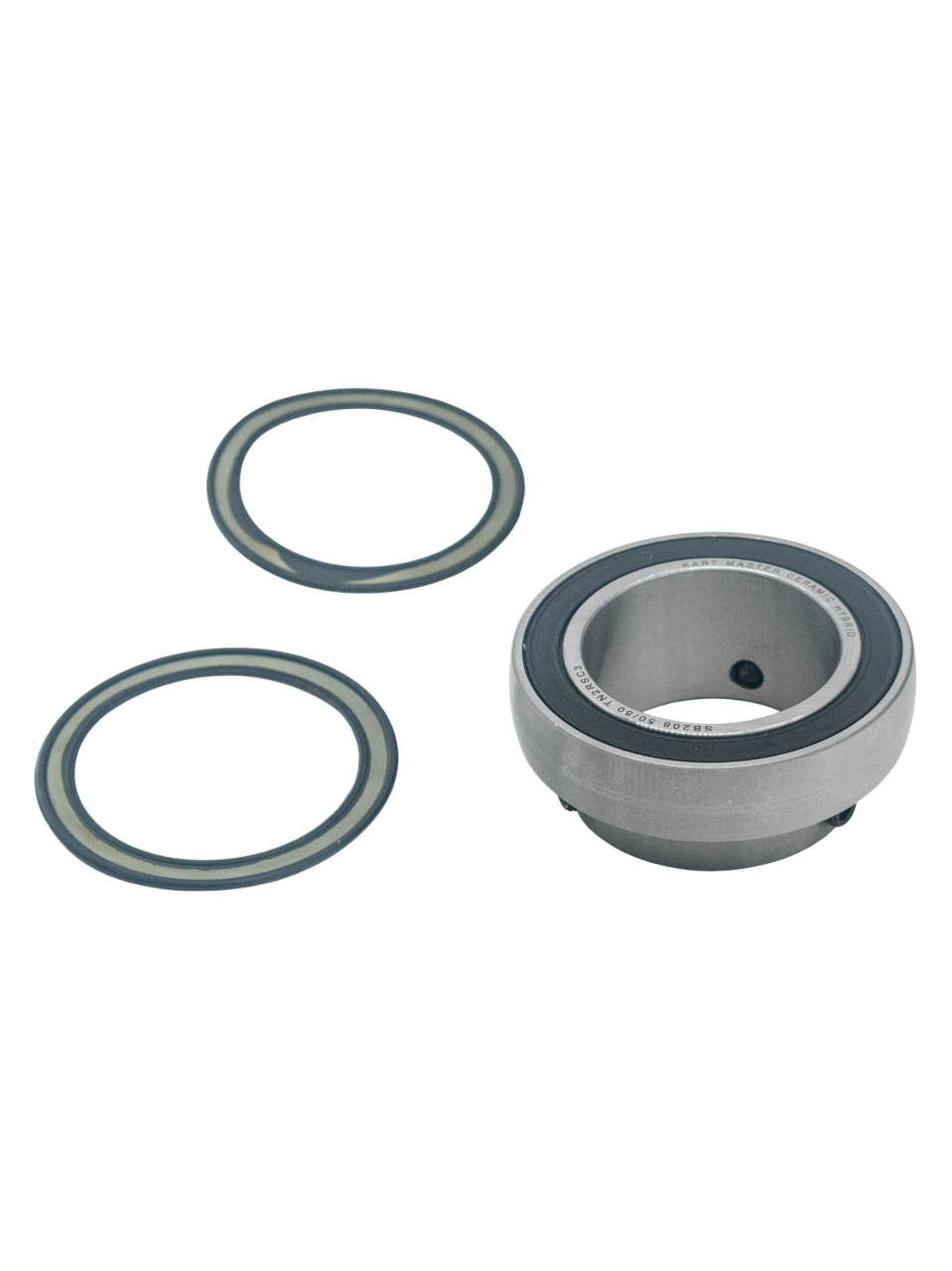 Front Right of a 50mm Ceramic Hybrid Axle Bearing Set.