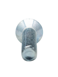 Front View of a 50mm Flat Head Drilled Shank Screw.