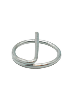 Front of an 8mm Cotter Pin.