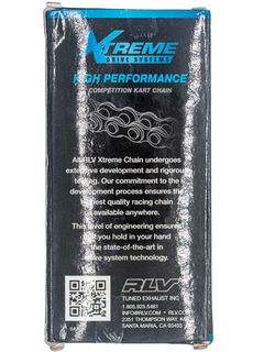 Back of an RLV Xtreme Gold #35 Space Chain 120 Link Box.