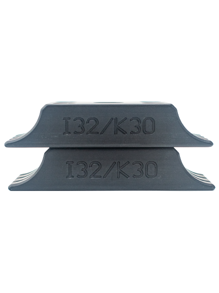 Two I32/K30 Odenthal Motor Mount Clamps Stacked on Top of Each Other.