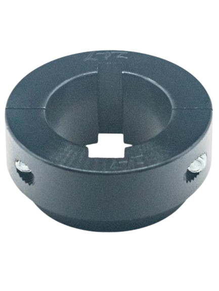 Back of a Black Axle Collar.