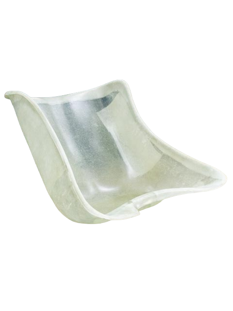 Front Left View of a Beasley Low VCG Fiberglass Seat.