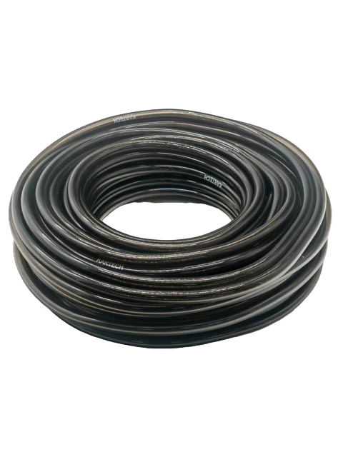 Front View of Black Kartech Fuel Line.