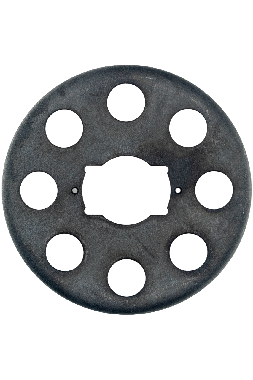Top of a Hilliard Flame Bully Conversion Kit Drum.