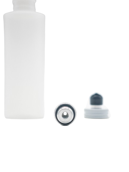 Low Front View of a Handheld Brake Bleeder Kit.