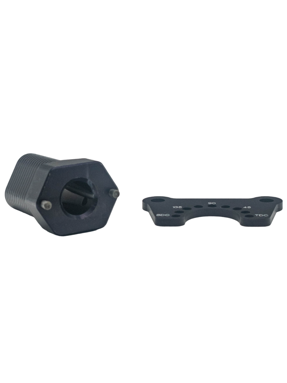 Low Front View of an LO206 Crankshaft Locking Tool.