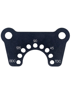 Top of an LO206 Crankshaft Locking Tool Plate.