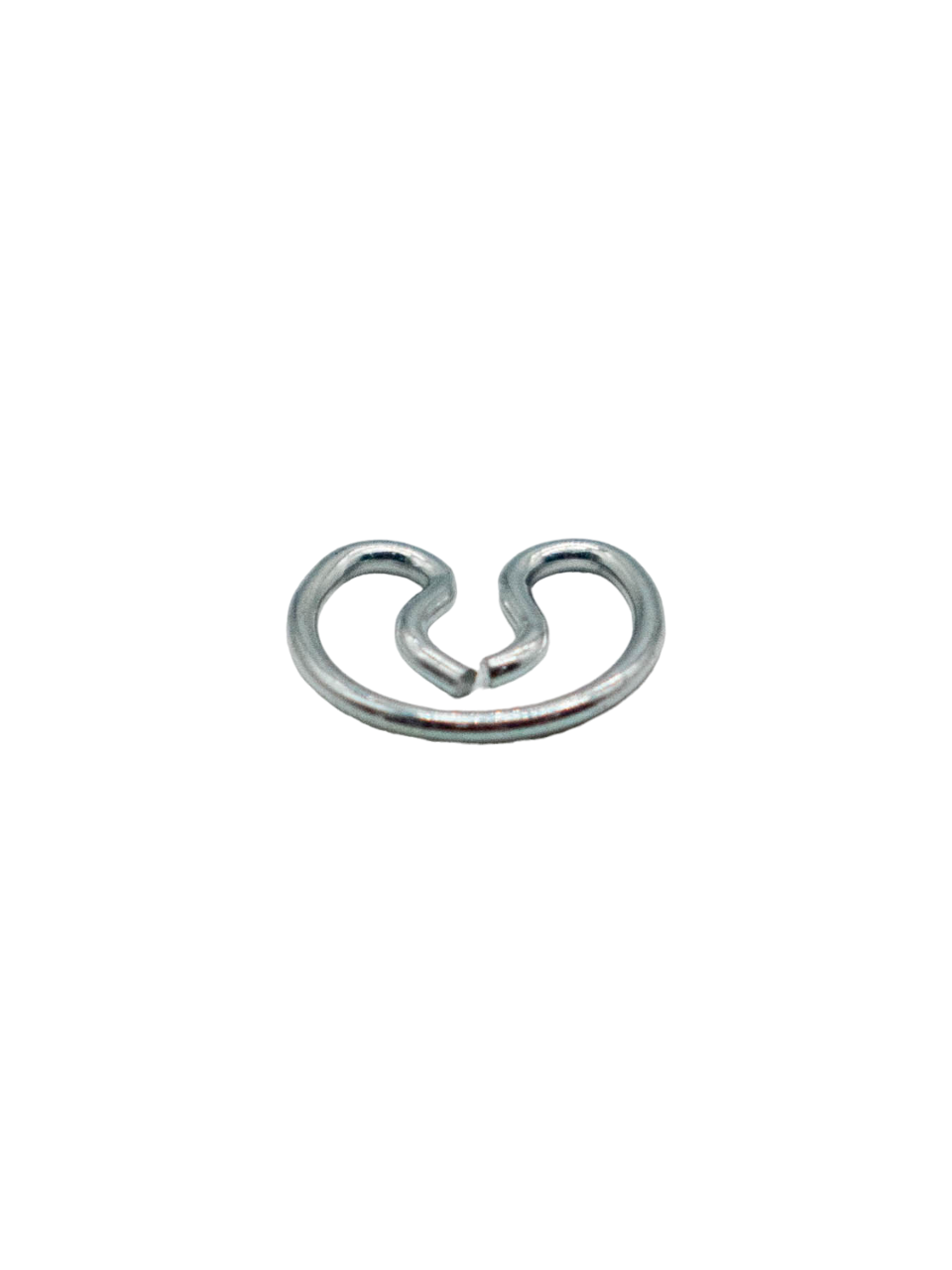 Front View of an 8mm Safety Clip.