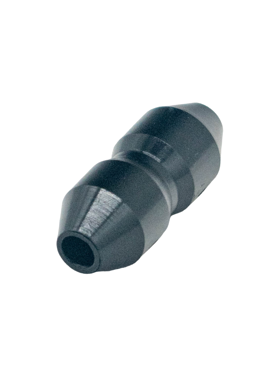 Front Right of a Karting Aluminum Throttle Cable Clamp.