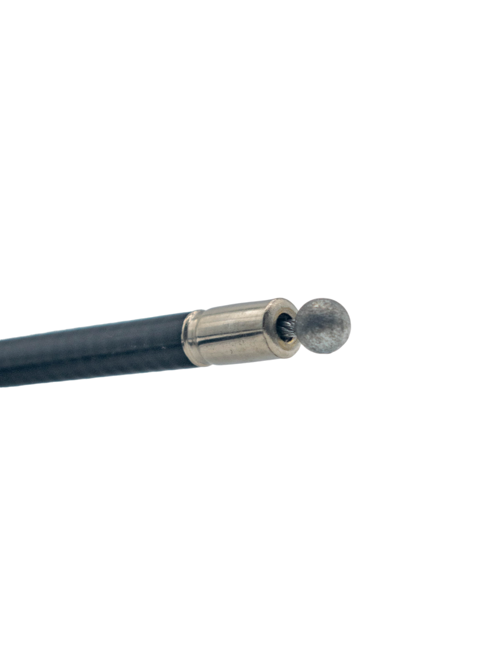 Ball End of Black Ball End Throttle Cable.
