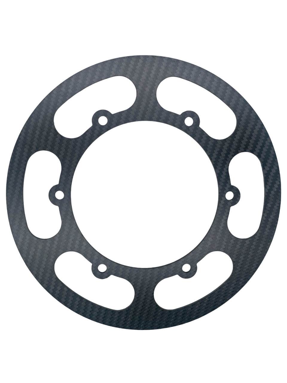 215 mm Carbon Fiber Sprocket Guard with Metric Hardware