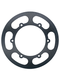 215 mm Carbon Fiber Sprocket Guard with Metric Hardware