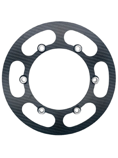 215 mm Carbon Fiber Sprocket Guard with Metric Hardware