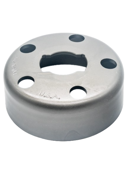Front View of a Noram Premier Stinger Stamped Drum.