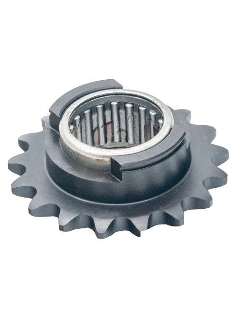 Upside Down Left View of a Stinger Noram Clutch Sprocket.