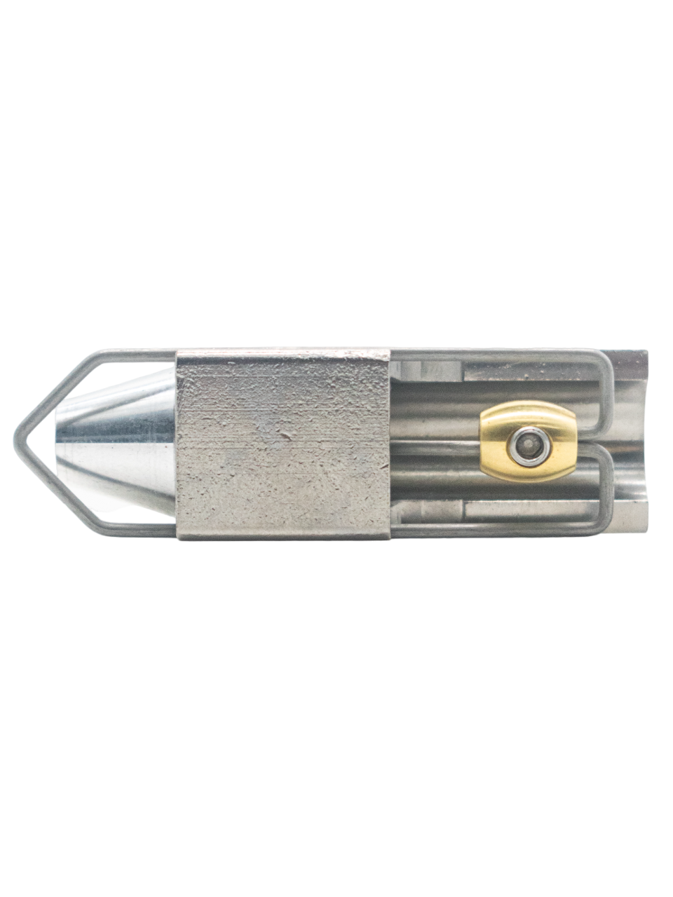 Top Side Left Angled View of a Sniper SA Inox Sprocket Aligner.