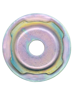 Top Down View of an Upside Down LO206 Flywheel Cup.