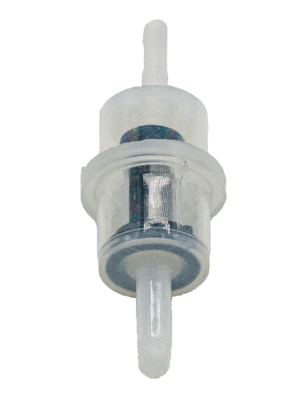 Front of a Karting Alcohol Fuel Filter.