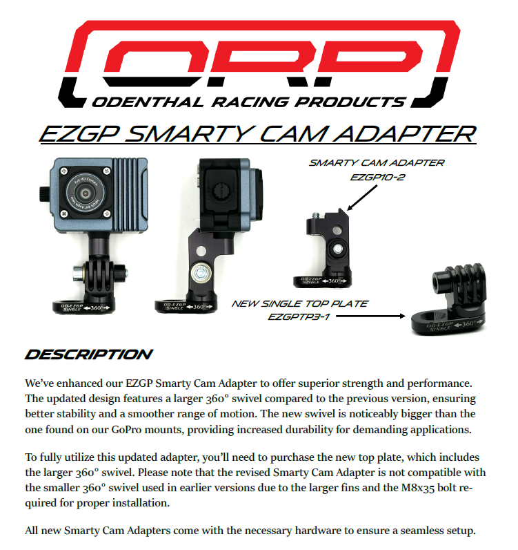 Odenthal EZGP Smarty Cam Adapter Diagram.