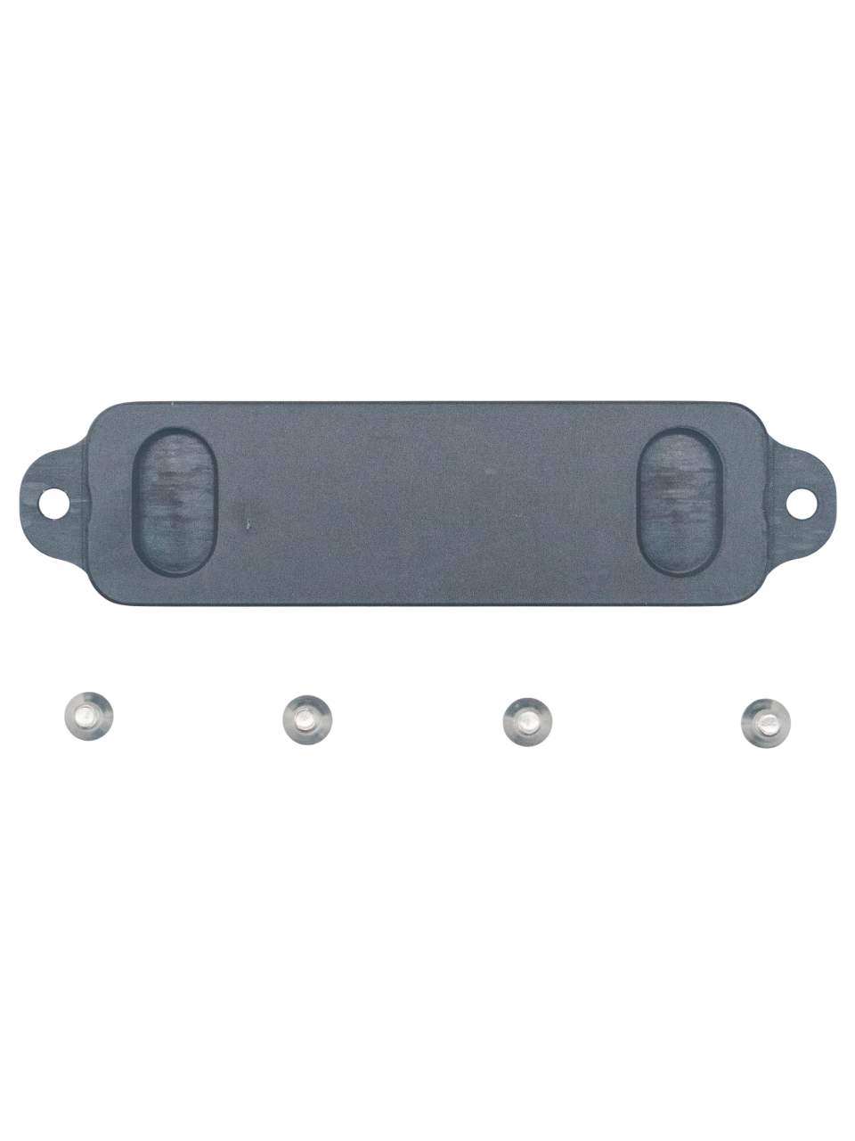 Top of an Aim Battery Cover Block Off Plate.