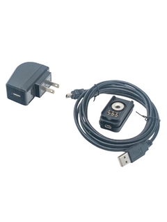 Front Right View of an Aim MyChron 5 Complete Battery Charger Kit.