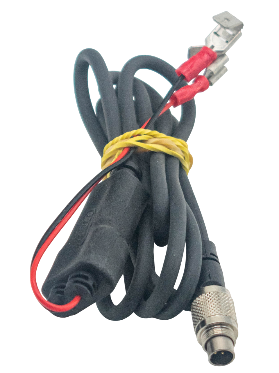 Back View of an Aim MyChron External 12V Power Harness.