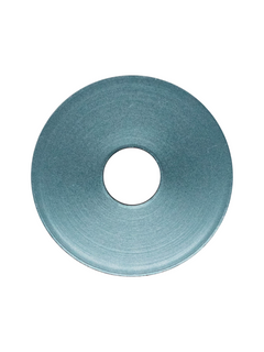Bottom of a Gray Anodized Aluminum Conical Washer.