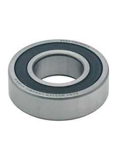 Front of a 17mm ID 35mm OD 10mm Width Ceramic Hybrid Wheel Bearing.