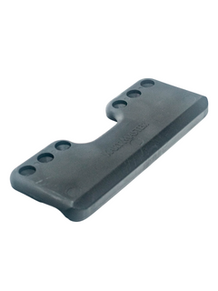 Front Left View of a Karting Chassis Protector Skid Plate.