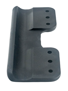Upside Down Side View of a Karting Chassis Protector Skid Plate.