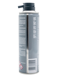 Back of a Nextzett Ultra Gel Chain Lube High Performance Spray Grease Can.