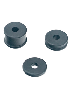 Front of a 5mm, 10mm, and 20mm PKT Seat Spacer.