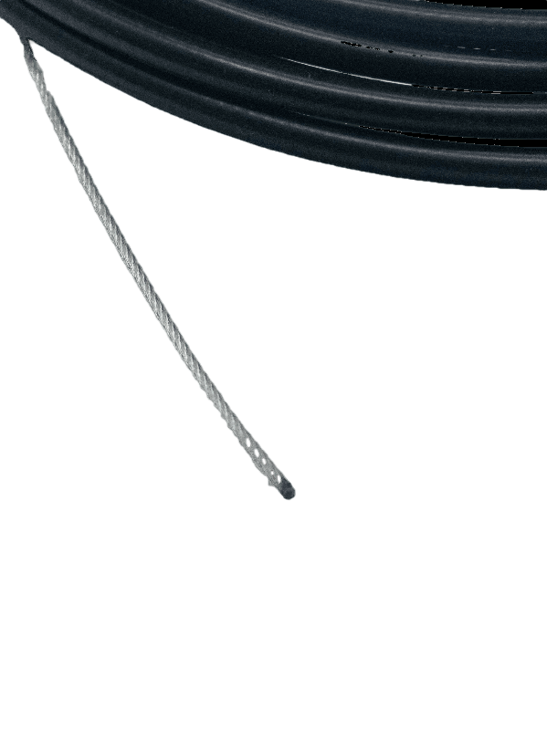 Cable End of Black Ball End Throttle Cable.