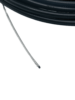 Cable End of Black Ball End Throttle Cable.
