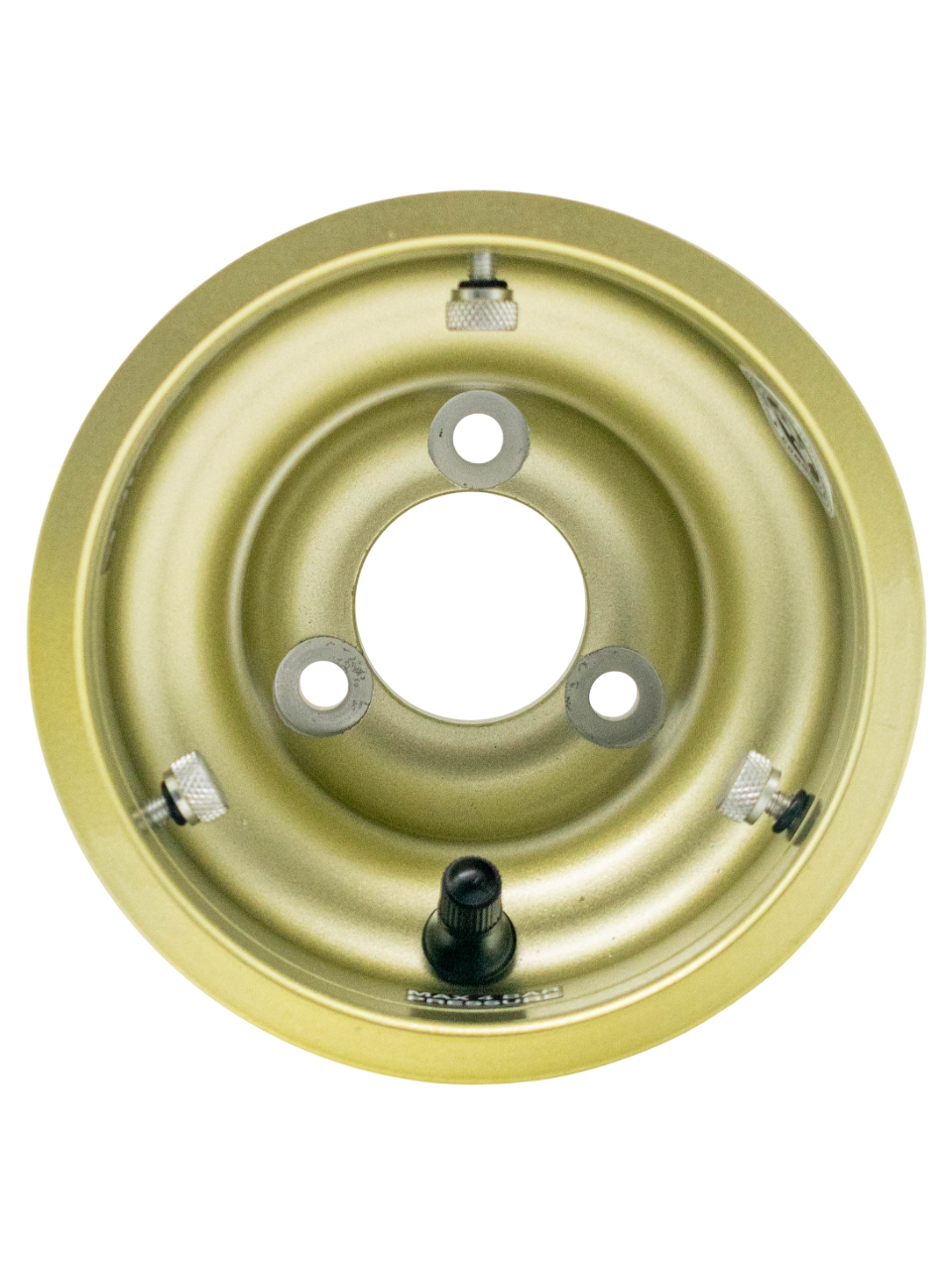 Top of a Swift MXC Style Magnesium K-LS LV 130mm Wheel.