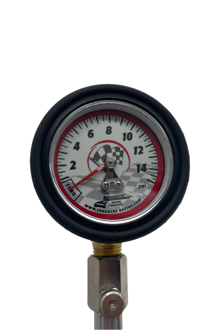 Longacre Basic 2" Tire Gauge: 0-15 psi