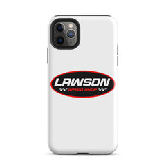 iPhone 11 Pro Max White Lawson Speed Shop Phone Case.