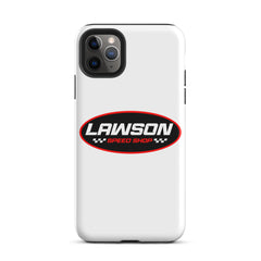iPhone 11 Pro Max White Lawson Speed Shop Phone Case.