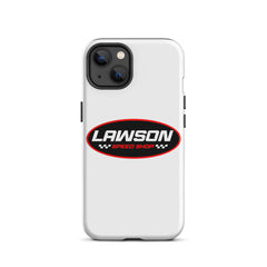 iPhone 13 White Lawson Speed Shop Phone Case.