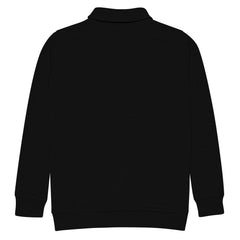 Back of a Black Lawson Speed Shop Unisex Fleece Pullover.