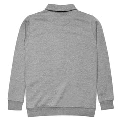 Back of a Grey Lawson Speed Shop Unisex Fleece Pullover.