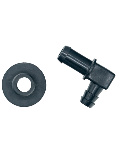 Top View of the Breather Vent and Grommet for the LO206 Engine.