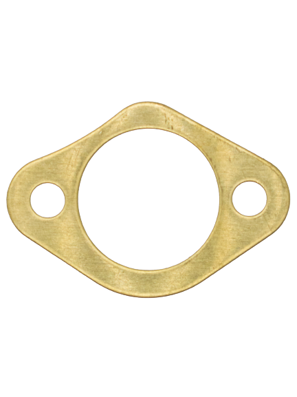 Top View of an LO206 Copper Exhaust Gasket.