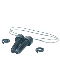 Low Front Right View of an LO206 Drilled Exhaust Header Bolt Kit.